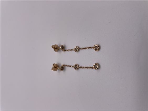 Orecchini Soma Gioielli Donna Orecchini in oro e diamanti in Oro rosa Diamante 0.48 Ct SON OR 6BRW 0.48CT MOD TIFF - SON OR 6BRW 0.48CT MOD TIFF